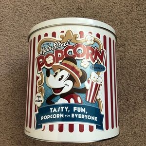 Disney Mickey popcorn tin